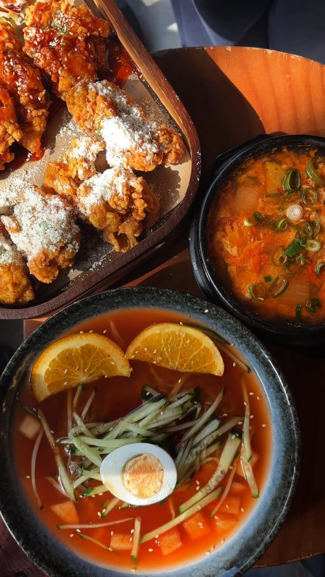 Come for the neighborhood's favorite three dishes from JEJU!